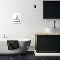 Stupell Industries Elephant In A Tub Wall Plaque