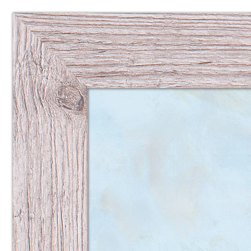 Barn Field 20" x 24" Western White Framed Print