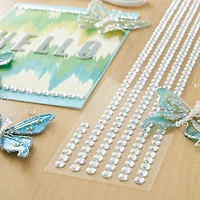 12 Packs: 6 ct. (72 total) Iridescent Clear Rhinestone Borders by Recollections™