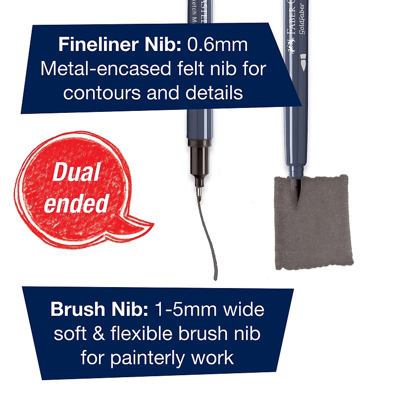 Faber-Castell® Goldfaber Sketch Architecture Dual Tip Alcohol Markers