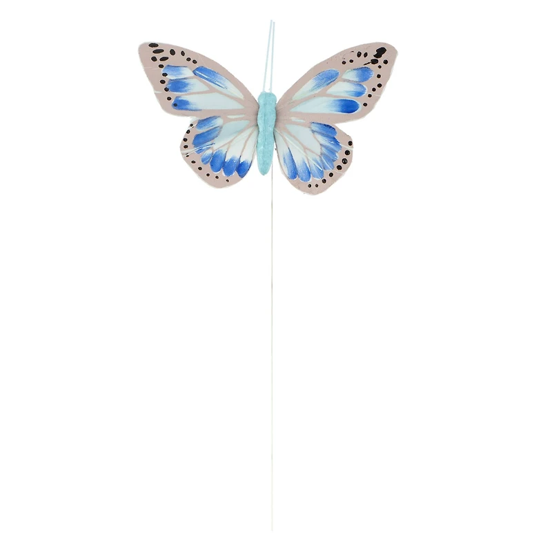 Blue & White Feather Butterflies, 3ct. by Ashland®