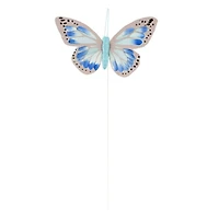 Blue & White Feather Butterflies, 3ct. by Ashland®