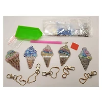 Sparkly Selections Ice Cream Diamond Painting Keychain Kit