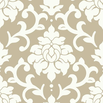RoomMates Damask Peel & Stick Wallpaper
