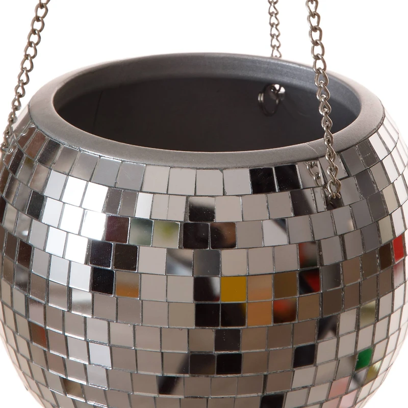 6" Disco Ball Hanging Pot by Ashland®