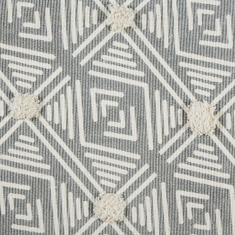 DII® Diamond Textured Hand-Loomed Shag Rug