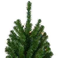 7ft. Pre-Lit Alpine Artificial Christmas Tree, Clear Lights