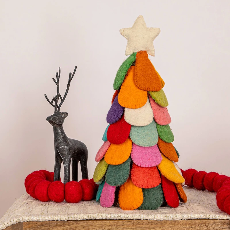Hello Honey® 15" Wool Felt Christmas Tree