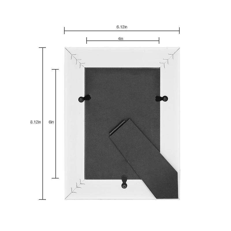 12 Pack: White Marbling 4" x 6" Frame, Simply Essentials™ by Studio Décor®
