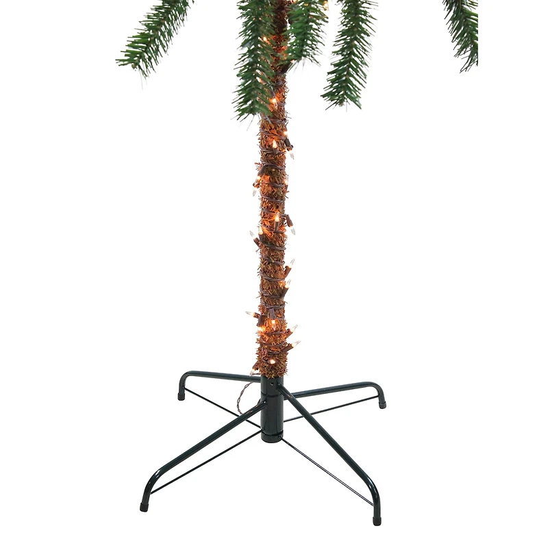 4ft. Pre-Lit Artificial Tropical Outdoor Palm Tree