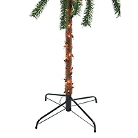 4ft. Pre-Lit Artificial Tropical Outdoor Palm Tree