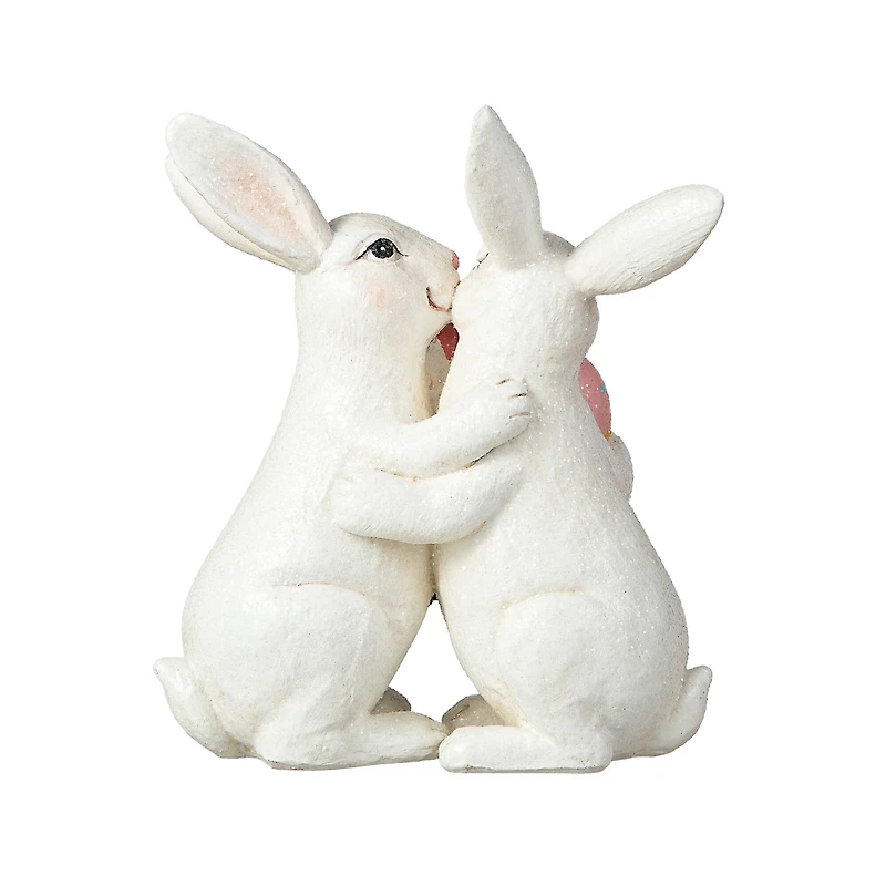 Glitzhome® 7" Easter Loving Bunny Table Décor