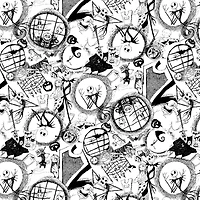 Disney® The Nightmare Before Christmas Tossed World Cotton Fabric 