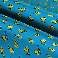 Peanuts® Woodstock Blue Cotton Fabric
