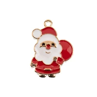 John Bead Sweet & Petite Santa Holiday Charms, 8ct.