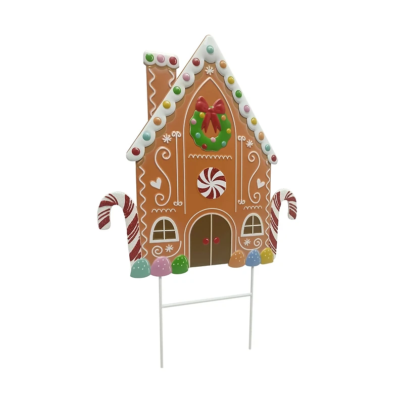 2ft. Gingerbread House Yard Stake by Ashland®