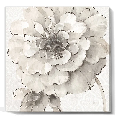 Designart - Indigold Grey Peonies I