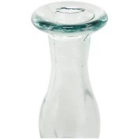 Clear Recycled Glass Candle Holder Set