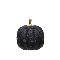 7" Black Pumpkin Tabletop Décor by Ashland®