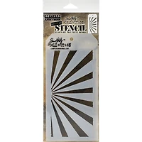 Stampers Anonymous Tim Holtz® Shifter Rays Layering Stencil, 4" x 8.5"