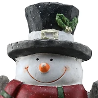 16.5" Lighted Snowman Décor Piece