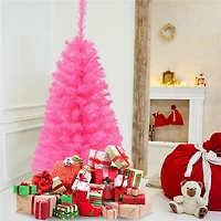 Costway 3ft. Unlit Pink Artificial Christmas Tree