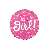17" It's a Girl Mylar Balloon