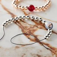 0.5mm Black Elastic Cord, 10yd. by Bead Landing™