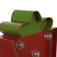 Glitzhome® 7.5" Marquee LED Gift Box Stocking Holder