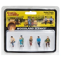 Woodland Scenics® 1/4" Seated People Scale Figures