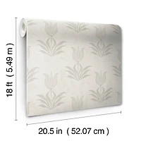 NuWallpaper Jen Hewett Parrot Tulip Mustard Peel & Stick Wallpaper