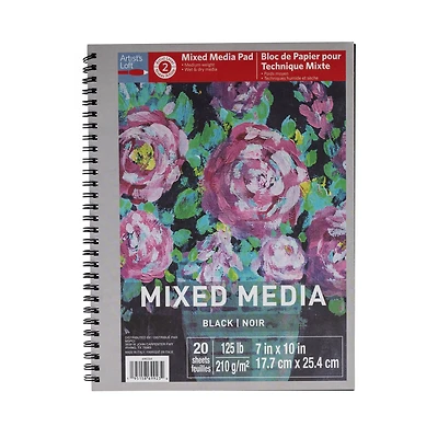 Black Mixed Media Pad by Artist's Loft