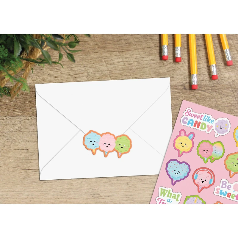 Teacher Created Resources® Cotton Candy Smelly Stickers, 6 Packs of 108