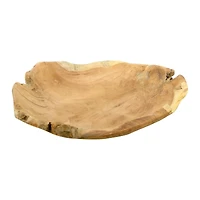 Hello Honey® 4" Assorted Large Teak Wood Bowl