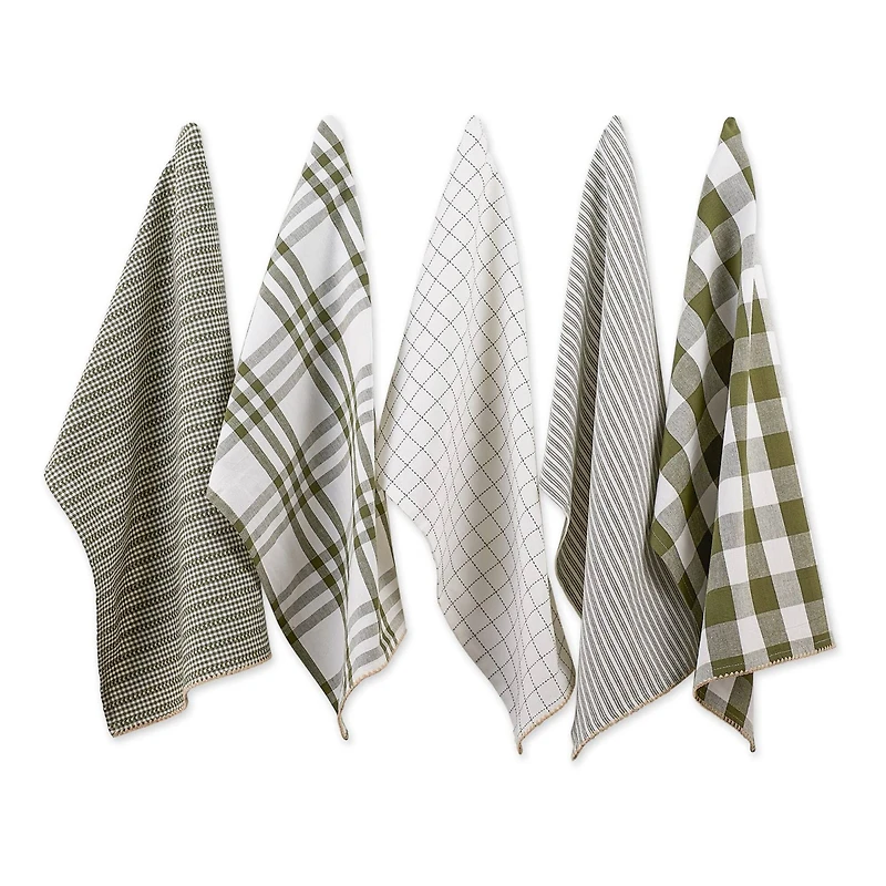 DII® Sage Farmhouse Woven Dishtowel Set