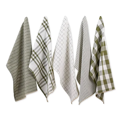 DII® Sage Farmhouse Woven Dishtowel Set