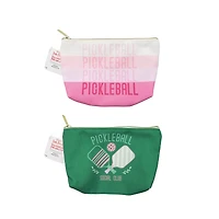 Assorted 7.25" x 5" Pickleball Cosmetic Pouch, 1pc. by Fab Finds