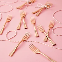 12 Packs: 24 ct. (288 total) Gold Mini Forks by Celebrate It™
