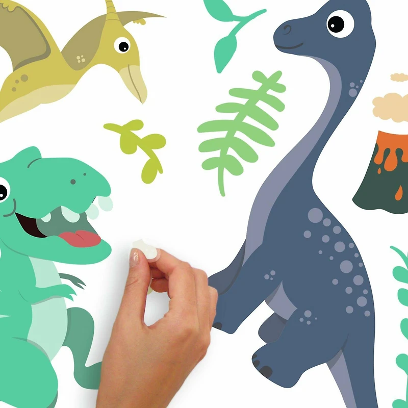 RoomMates Friendly Dinosaur Peel & Stick Wall Decals