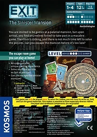 Thames & Kosmos EXIT: The Sinister Mansion Game