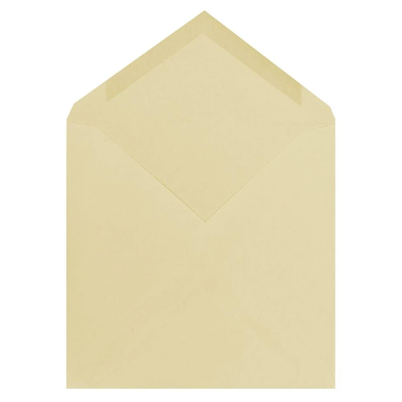JAM Paper 7.5" x 7.5" Ivory Square Invitation Envelopes with Euro Flap, 25ct.