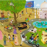 Kulture Khazana Namaste India 51 Piece Floor Puzzle