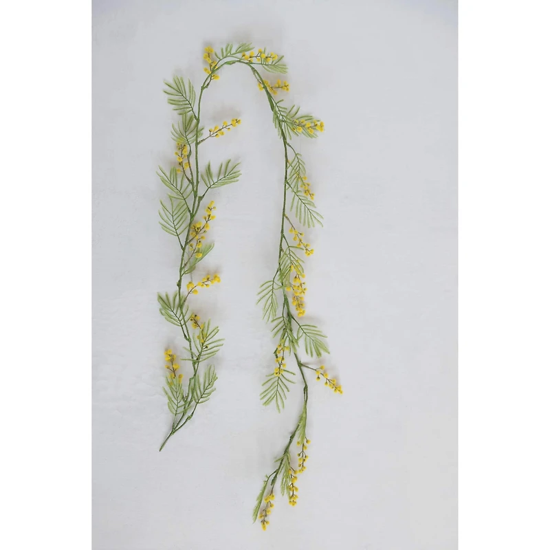 Hello Honey® Faux Botanical Garland with Yellow Flowers
