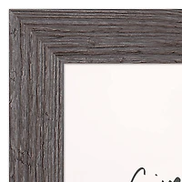 Give Thanks to the Lord Western Gray Framed Print