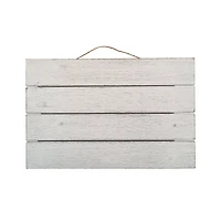 17" Whitewashed Plaque by Make Market™, 2ct.