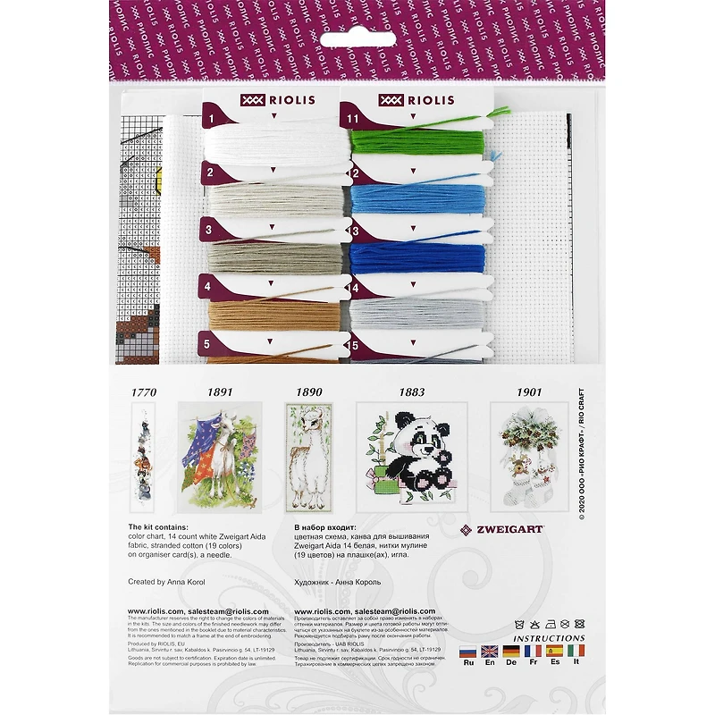 RIOLIS Dog Show Cross Stitch Kit