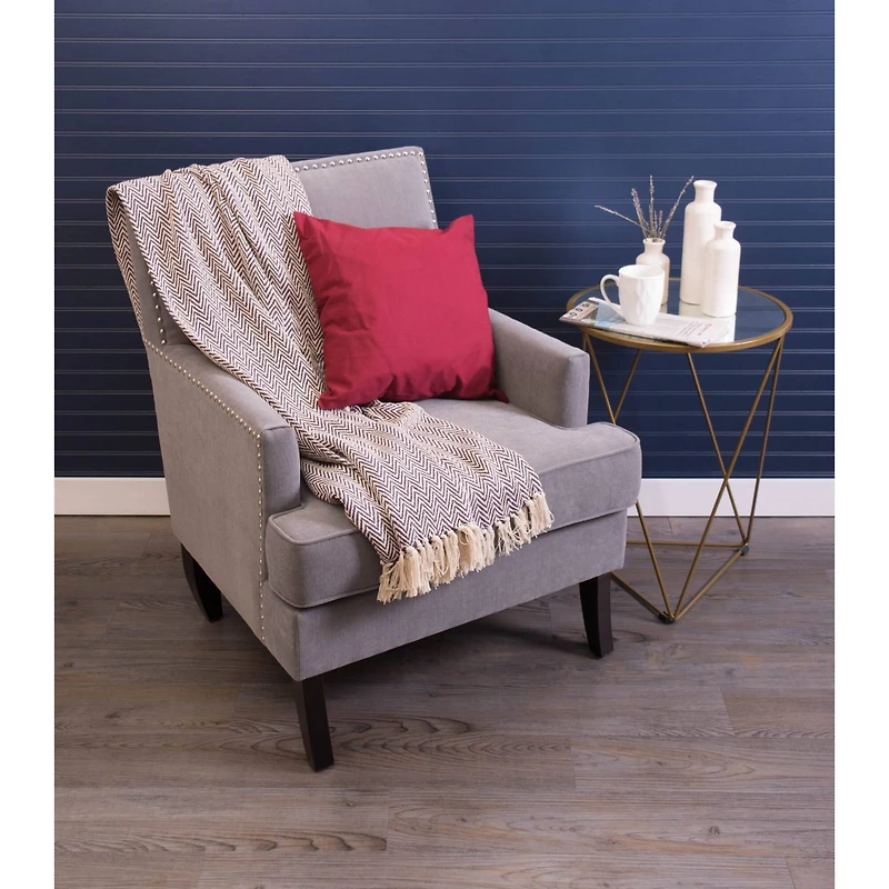 DII® Tango Red Chevron Handloom Throw