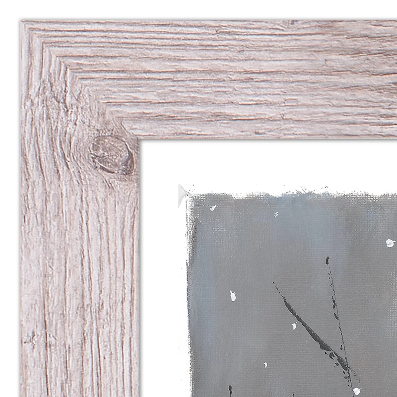 Snowy Christmas Truck Western White Framed Print