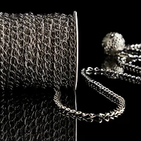 6 Pack: 7yd. Rhodium Curb Chain Spool by Bead Landing™