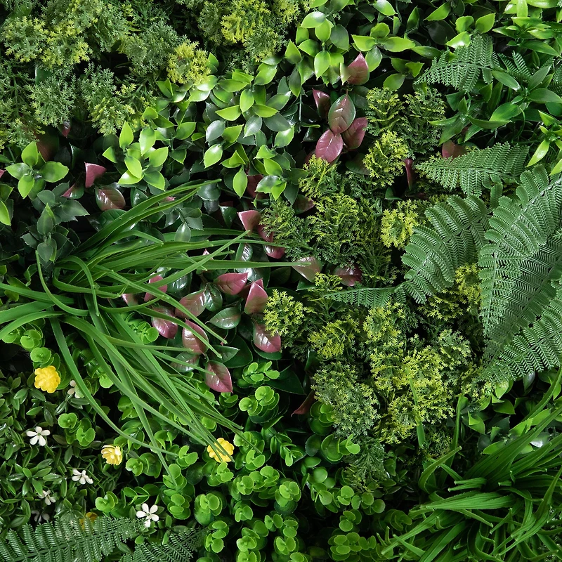 40" Framed Amalfi Coast Artificial Living Wall Art Panel